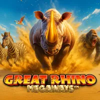 Ikon game Great Rhino Megaways dari Pragmatic Play